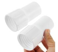 ibasenice 2pcs Swimming Pool Vacuum Hose Connector Threaded Drain Fitting Inner Plastic Pool Skimmer Adapter Replacement for Suction Hose Ends