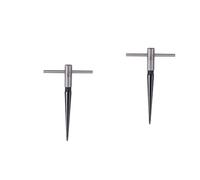 ibasenice 2pcs Tapered Chamfer Reaming Drill Bit t Handle for Guitar Woodworking Luthier Cutting Tool for Board and Sink