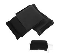 ibasenice 2Pcs Thick Padded Wheelchair Handle Covers Non-Slip Ergonomic Grips for Elderly Folding Chair Handles Soft Cushion Wraps for Comfortable Secure Hold
