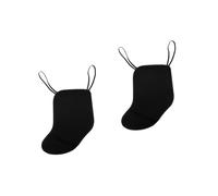 ibasenice 2pcs Thick Plush Violin Shoulder Rest Elastic Rope Violin Shoulder Pad for Fiddle Black Pad