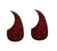 ibasenice 2pcs Thickened Guitar Pickguard Scratch Plate for Left Hand Folk Guitar Parts
