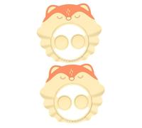 ibasenice 2pcs Thickened Shampoo Cap for Boy Girl Shower Adjustable Cartoon Animal Bathing Ear Protector Hat for Boys and Girls Hair Washing and Swimming