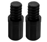 ibasenice 2pcs Threaded Handle Tip Extension Pole Adapter Plastic Easy Installation Versatile Diameter Design for Mop Pole Broom Handle Use in Home and Office