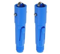 ibasenice 2pcs Threaded Handle Tips Replacement for 22mm Id Extension Poles, Plastic and Iron Telescoping Pole Adapter with Secure Connection and Easy Installation for Household Cleaning