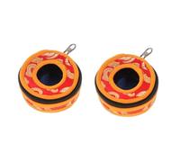ibasenice 2pcs Tibetan Meditation Bell Case Cymbals Cloth Storage Bag for Temple Holder Sound Bowl Container for Meditation Random Color