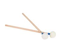 ibasenice 2pcs Timpani Sticks Felt Head Drumsticks Handle Percussion Hammers for Timpani Practice