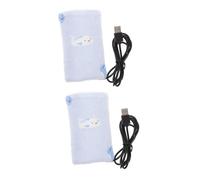 ibasenice 2pcs Travel Portable Heater USB Insulated Bottle Warmer Bag Go Feeding Efficient Water Warming for Boy Girl Anytime Anywhere