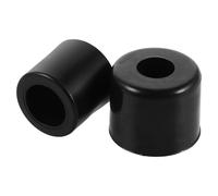 ibasenice 2pcs Truck Bumper Anti-collision Pads Shock Absorbing Rubber Cushion for Trailer Black Thickened Style Versatile Compatibility Impact Absorption Weather Use in Truck Loading