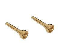 ibasenice 2pcs Trumpet Replacement Gold Horn Mouthpiece Professional for King Trumpets