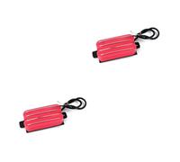 ibasenice 2pcs Twin Hot Rail Humbucker Pickup Set 5 Neck Pickup for Electric Guitars 4 Wires Compatible Diy Guitar Parts