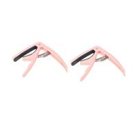 ibasenice 2pcs Ukulele Capo for Acoustic and Electric Guitar Easy One-handed Use Spring Loaded Design Guitar Accessory for Changes and Complex Chord Shapes