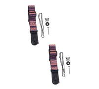 ibasenice 2pcs Ukulele Shoulder Belt Leather Adjustable Ukulele Belt Sling Replacement and Instrument Accessories for Boys and Girls