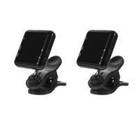 ibasenice 2pcs Ukulele Tuner Rechargeable Cello Tuner Multi Functional Guitar Clip for Banjo Violin Accessories and Acoustic Guitar