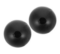 ibasenice 2pcs Universal Black Rubber Tuning Fork Holders Round Silicone Base for Sound Therapy Meditation and Healing, Suitable for Music Tuning Forks and Acoustic Instruments