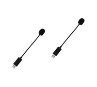 ibasenice 2pcs Usb Flexible Microphone for Live Streaming Recording and Online Meetings Compatible Various Audio Devices and Play Stable Call Quality for Gaming and Karaoke