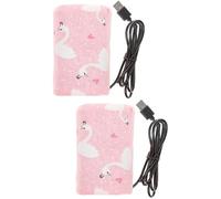 ibasenice 2pcs USB Portable Warmer Bag for Travel Efficient Heating for Bottles Compatible Power Banks and Chargers for Newborn Feeding The Go