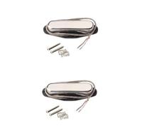 ibasenice 2pcs Vintage Alnico Guitar Pickups Set Alnico Magnets Soundhole Mount for Electric Guitars Bass Warm Tone