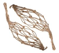 ibasenice 2pcs Vintage Twine Rope Wine Bottle Carrier Bags Multifunctional Decorative Wine Bottle Travel Holder Pouch Suitable for Travel and Restaurants