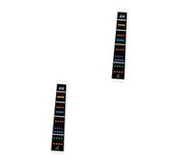 ibasenice 2pcs Violin Finger Guide Chart Fret Guide Label for Fingerboard Sticker for Beginners Learning Violin Fretboard Marker