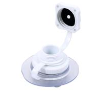 ibasenice 2pcs White Tpu Spiral Boston Air Valves One-way Air Plugs Replacement for Inflatable Kayak Raft Boat Accessories Random Color