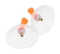 ibasenice 2pcs Wind-Proof Nozzle Sprayer Covers for Backpack Sprayer, Plastic Drift Guard with Flat Fan Design, Improved Spray Efficiency for Farming Random Color