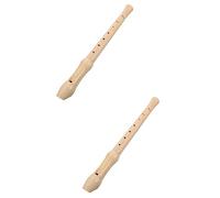 ibasenice 2pcs Wooden Boys and Girls Clarinet Beginner Practice Instrument Flute Portable Musical Instrument for Boy Girl