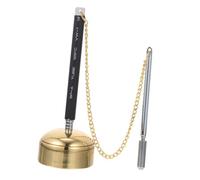 ibasenice 2pcs Wooden Fish Utensil Temple Dharma Ritual Utensil for Buddhist Bell Gong Practice in Home Temple Setting