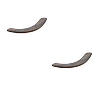ibasenice 2pcs Wooden Guitar Armrest Smooth Edges Easy Installation Accessory for Acoustic and Classical Guitars Hand Rest Replacement