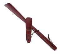 ibasenice 2pcs Wooden Shoehorn with Short Long Handles Portable Lazy Shoe Horn Stick Helper for Men Women Seniors Pregnancy Smooth Surface for Easy Shoe Entry