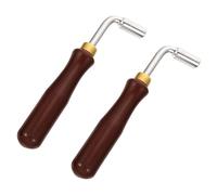 ibasenice 2pcs Yangqin Tuning Wrench Dulcimer Tuner Chinese Instrument Tuning Tool Piano Wrenches Dulcimer Accessories