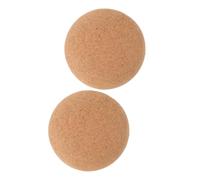 ibasenice 2pcs Yoga Fascia Ball Cork Massage Ball Fitness Roller for Neck Back Muscle Massager Soft for Yoga