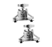 ibasenice 2pcs Zinc Alloy Tom Drum Kit Mount Bracket for Secure Leg Installation Easy to Use and Compatible Drum Floor Tom Leg Clamp Replacement Parts
