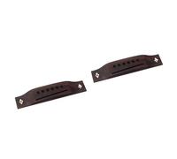 ibasenice 2sets Acoustic Guitar Bridge Replacement Parts for Folk Classical 34/36/38 Inch Saddle Thru Slot Design 6strings*2