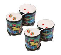 ibasenice 2sets Boy Girl's Percussion Instruments Bongos Set Handheld Musical Toy for Boys and Girls Rhythm Drum Toy Drum for Preschool Play Early Learning