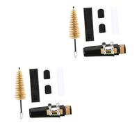 ibasenice 2sets Clarinet Supplies Kit Accessories Clarinet Mouthpiece Includes Cleaning Brush for Musicians Great Replacement for Old Broken Parts