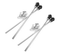 ibasenice 2sets Drum Leg Accessory Skid Bass Drum Leg Floor Mounting Base Kit for Professional Metal Slip Design