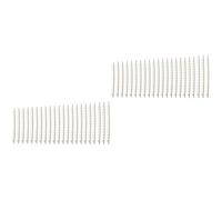 ibasenice 2sets Gg08 Electric Bass Guitar Fret Wire 22 Frets 2.4mm Wide Cupronickel Nickel Alloy Wire 22pcs*2
