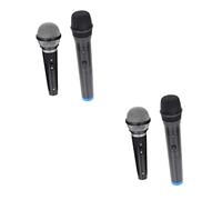 ibasenice 2sets Kids Pretend Play Microphone Toy Toddler Microphone Props for Boys Girls Realistic Simulation for Pretend Play 2pcs*2