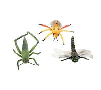 ibasenice 2sets Realistic Insect Models Garden Bee Decor Educational for Material Vivid Appearance for Learning Decoration 3pcs*2