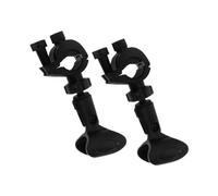 ibasenice 2sets Rotation Mic Clip Clamp Rack for Stand Microphone Holder Plastic Clip for Handheld Microphone Adapter