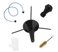 ibasenice 2sets Trumpet Cleaning Kit Professional Valve Mouthpiece Brushes Includes Stand and Cleaning Tools for Thorough Maintenance of Trumpets and Instruments