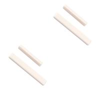 ibasenice 2sets Ukulele Accessory Bone Nut Saddle for Acoustic Guitars Enhanced Sound Quality Ox Bone Construction