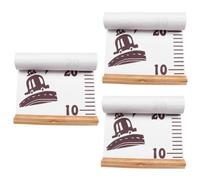ibasenice 3 pcs Height Ruler Applique Kids Height Chart Child Height Measuring Tape for Kids Height Measurement Ruler Height Chart Growth Chart Ruler Fabric Hanging Pictures Curve