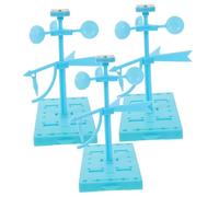 ibasenice 3 Sets DIY Wind Vane Science Kit for Classroom Plastic Weather Indicator with Easy Assembly Stem Teaching Tool for Preschool and Elementary Weather Education