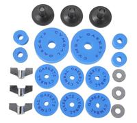 ibasenice 3 Sets Drum Accessories Cymbal Stand Tube Clutch Gasket for Drum Set Fittings Includes Non-slip Eva Cotton Pad Supplies