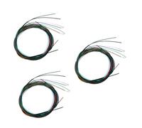 ibasenice 3 Sets Electric Guitar Strings Folk Guitar String Replacements Parts Musical Wire in Folk Music Performance