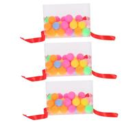 ibasenice 3 Sets Interactive Shaking Ball Game with Pong Balls for Bachelorette Party Activities Fun Indoor Coordination Challenge Quick Setup for Weddings and Team Building Events