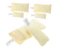ibasenice 3 Sets Mini Doll with Pillow Cotton Bedding Kit for Dollhouse Bedroom Decorations Soft Replaceable Bedding for Imaginative Role Playing and Early Childhood Play
