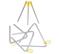 ibasenice 3 Sets Orff Musical Triangle Instrument Set Steel Percussion for Classroom Practice Enhances Rhythm Teamwork Portable Hand Percussion for Boys
