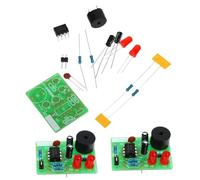 ibasenice 3 Sets Soldering Practice Kit for Electronics Beginners DIY Flash Circuit Welding Board with Complete Components Portable Hobby Kit for Learning and Improving Solder Skills